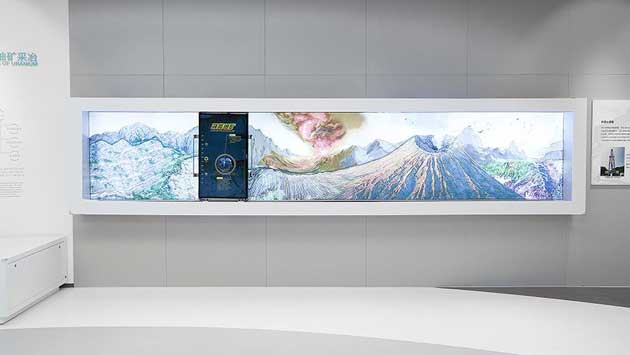 互動(dòng)滑軌屏，滑軌電視，移動(dòng)滑軌屏，滑軌電子櫥窗，滑軌透視導(dǎo)覽機(jī)